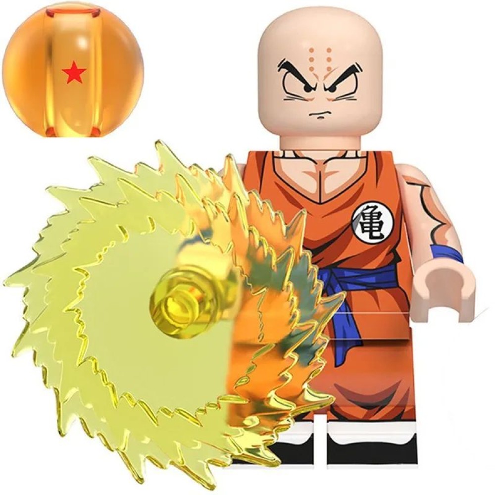 lego minifigure Anime Minifigure Dragon Ball Krillin Anime Minifigure building block bricks toys lego minifigure Anime Minifigure Dragon Ball Krillin Anime Minifigure building block bricks toys