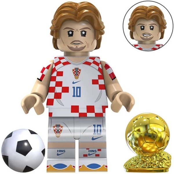 Soccer player Minifigure Luka Modric Croatia national team Soccer player Minifigure Luka Modric Croatia national team