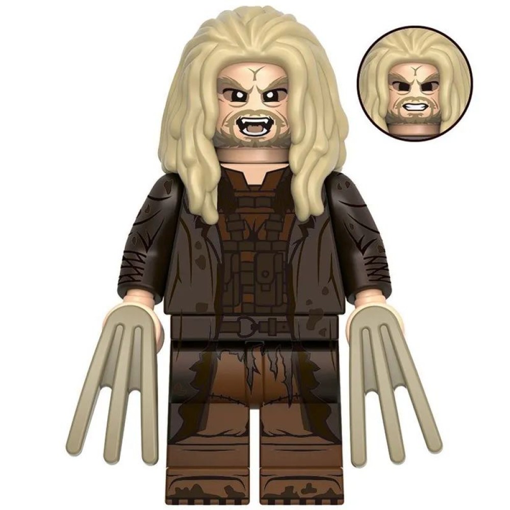 lego minifigure Marvel Minifigure Sabretooth Marvel building block bricks toys lego minifigure Marvel Minifigure Sabretooth Marvel building block bricks toys