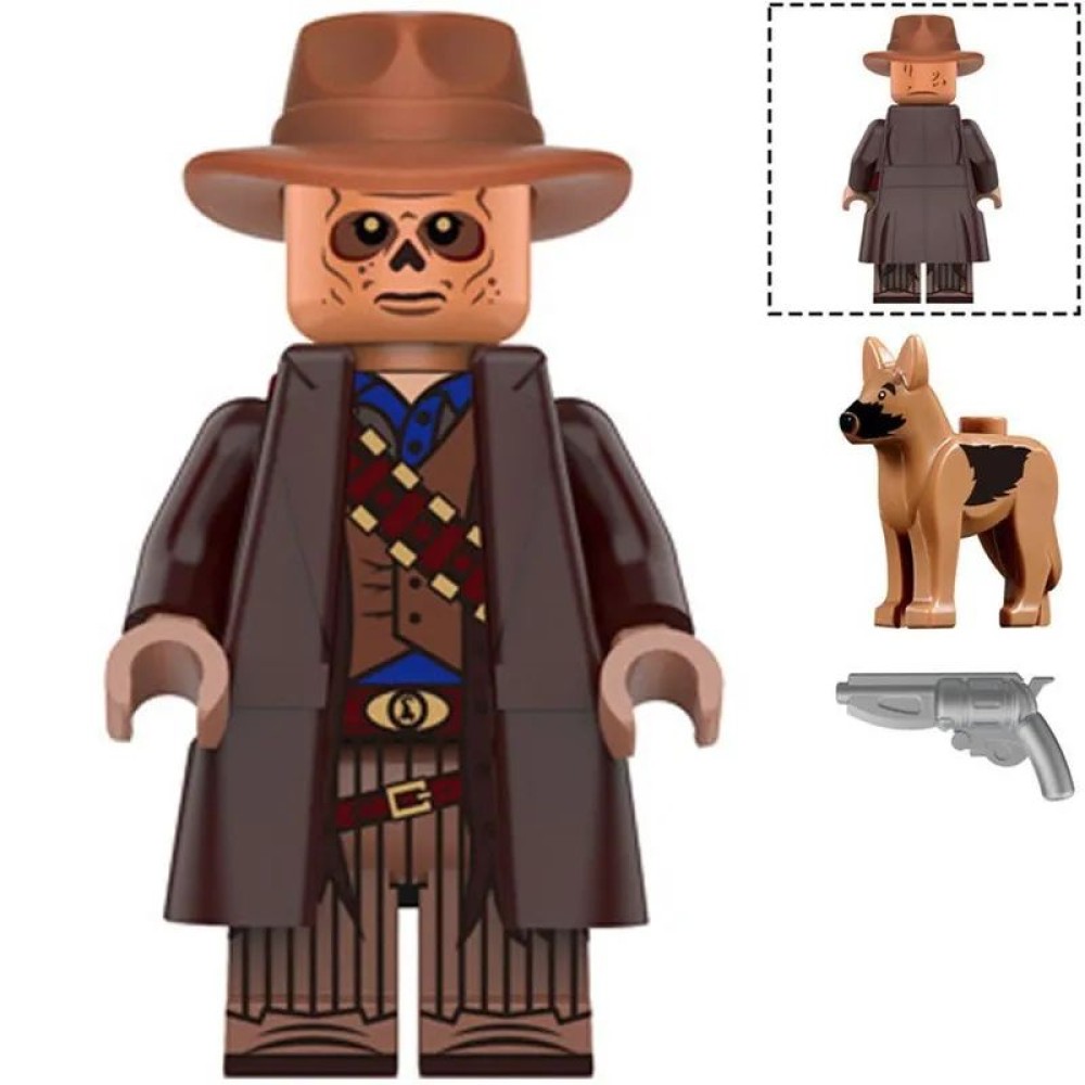 lego minifigure Fallout Minifigure Cooper Howard ghoul Movie Minifigure building block bricks toys lego minifigure Fallout Minifigure Cooper Howard ghoul Movie Minifigure building block bricks toys