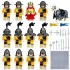 Minifigure Castle Knights squad of 12 knights and horse