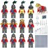 Minifigure Castle Knights 12 knights squad and a horse