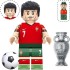 Minifigure of a football player Cristiano Ronaldo Portugal national team