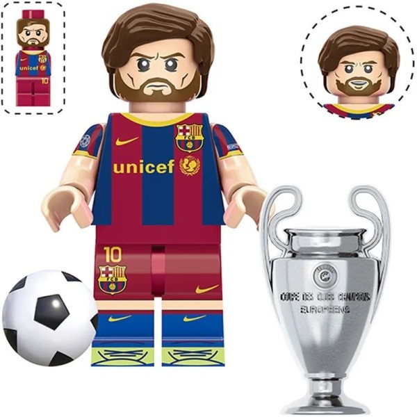 Minifigure of a football player Lionel Messi Minifigure of a football player Lionel Messi