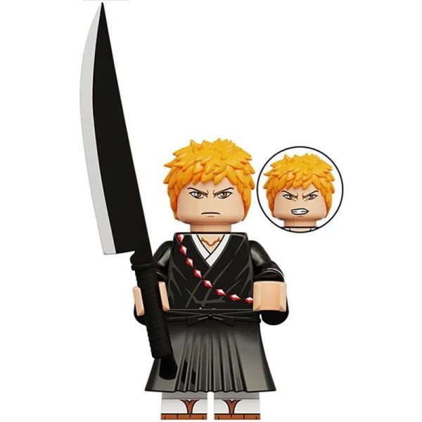 Anime Minifigure 'Bleach' Ichigo Kurosaki Anime Minifigure 'Bleach' Ichigo Kurosaki