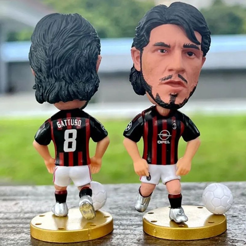 lego minifigure Soccerwe Football Player Minifigure Gennaro Gattuso (AC Milan) Minifigures building block bricks toys