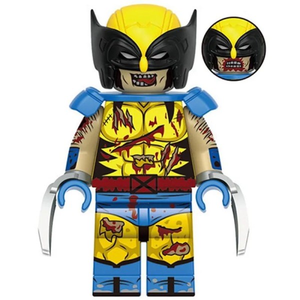 Marvel X-Men Minifigure Zombie Wolverine