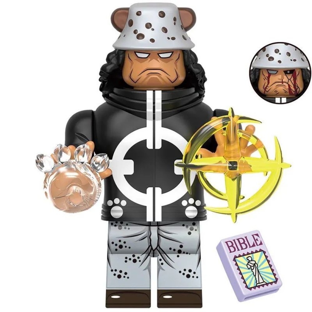 lego minifigure Anime Minifigure One Piece Bartholomew Kuma Anime Minifigure building block bricks toys lego minifigure Anime Minifigure One Piece Bartholomew Kuma Anime Minifigure building block bricks toys