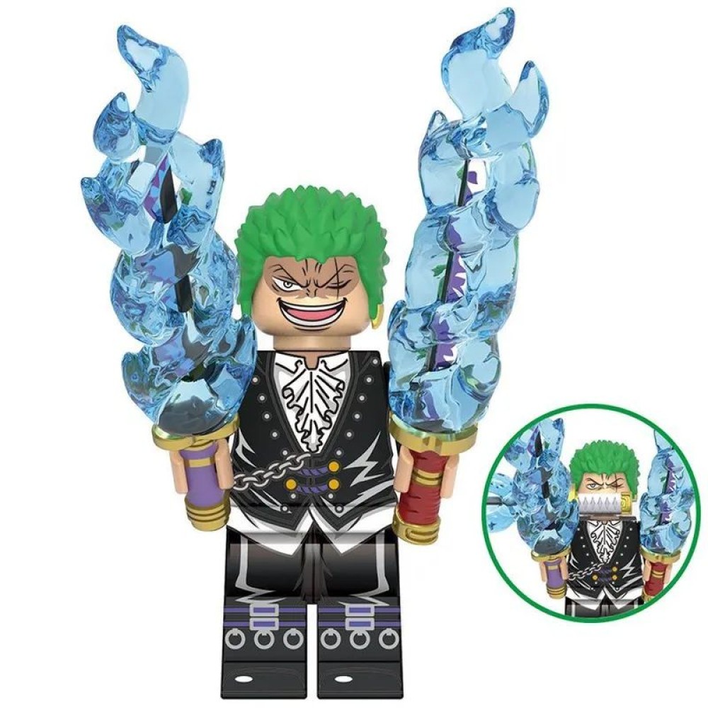 lego minifigure Anime Minifigure One Piece Roronoa Zoro Anime Minifigure building block bricks toys lego minifigure Anime Minifigure One Piece Roronoa Zoro Anime Minifigure building block bricks toys