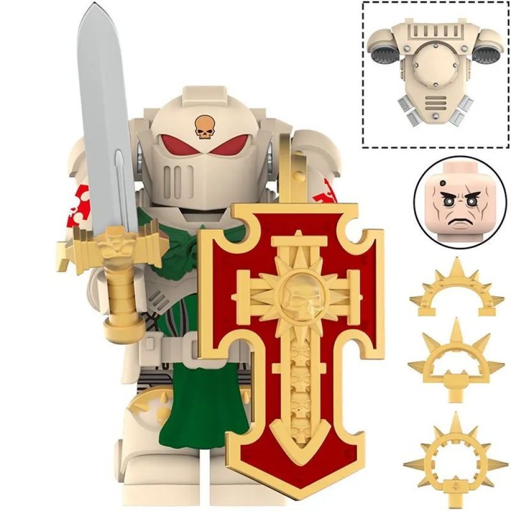 lego minifigure Warhammer 40k Minifigure Dark Angels Blade Guard Veteran Minifigures building block bricks toys