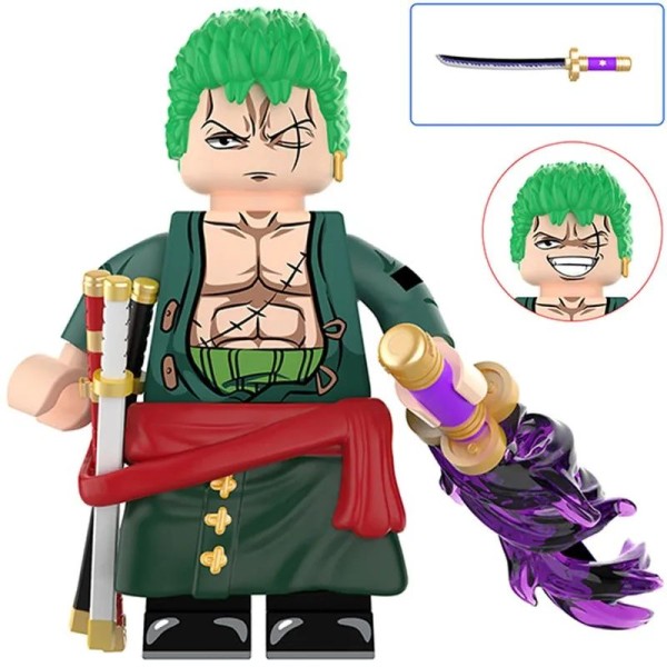 Anime Minifigure "One Piece": Roronoa Zoro Anime Minifigure "One Piece": Roronoa Zoro