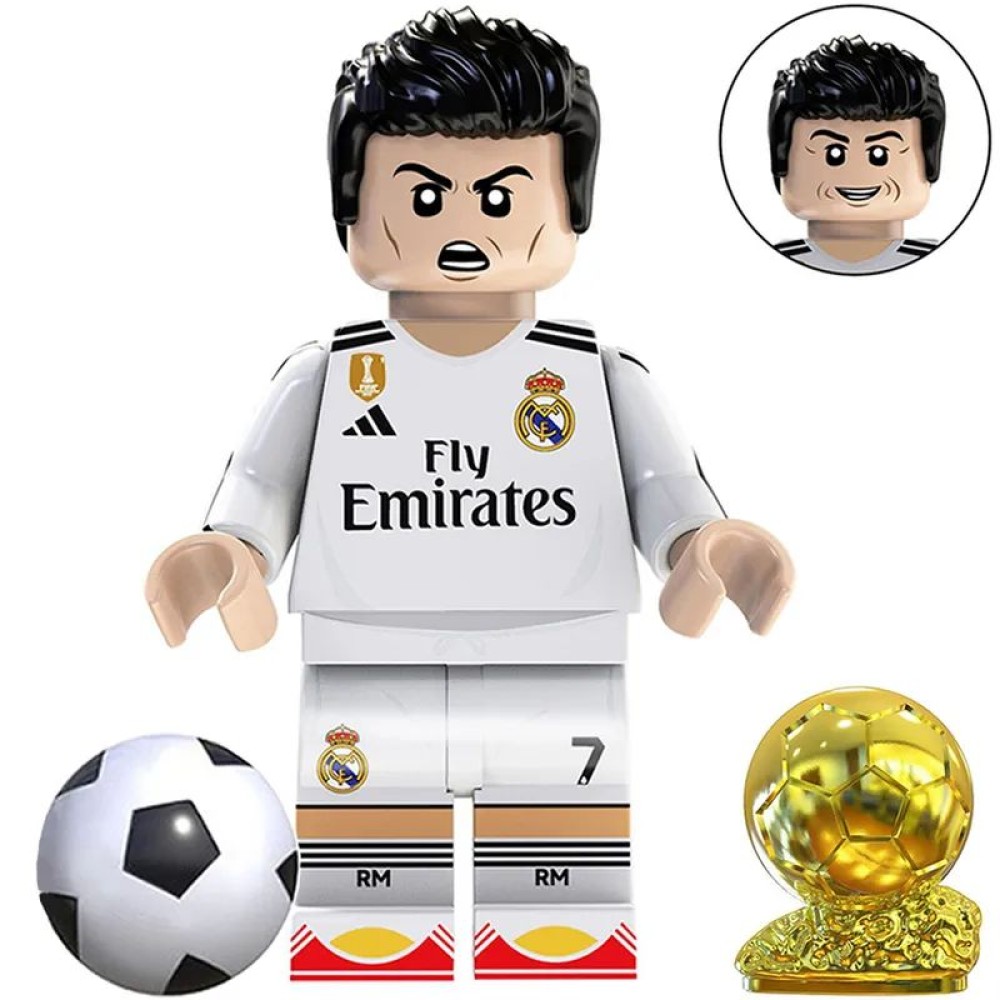 lego minifigure Soccer player Minifigure Cristiano Ronaldo Minifigures building block bricks toys lego minifigure Soccer player Minifigure Cristiano Ronaldo Minifigures building block bricks toys