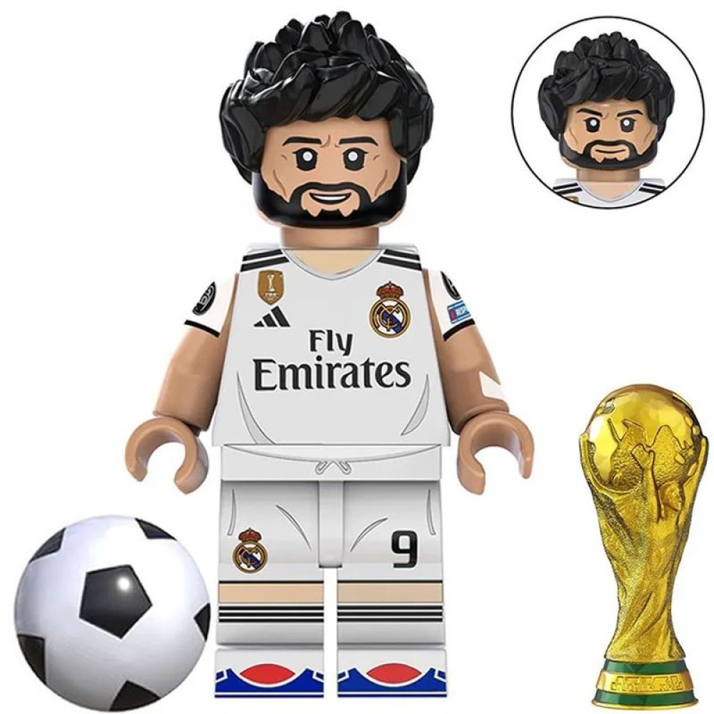 lego minifigure Minifigure of a football player Karim Benzema Minifigures building block bricks toys lego minifigure Minifigure of a football player Karim Benzema Minifigures building block bricks toys