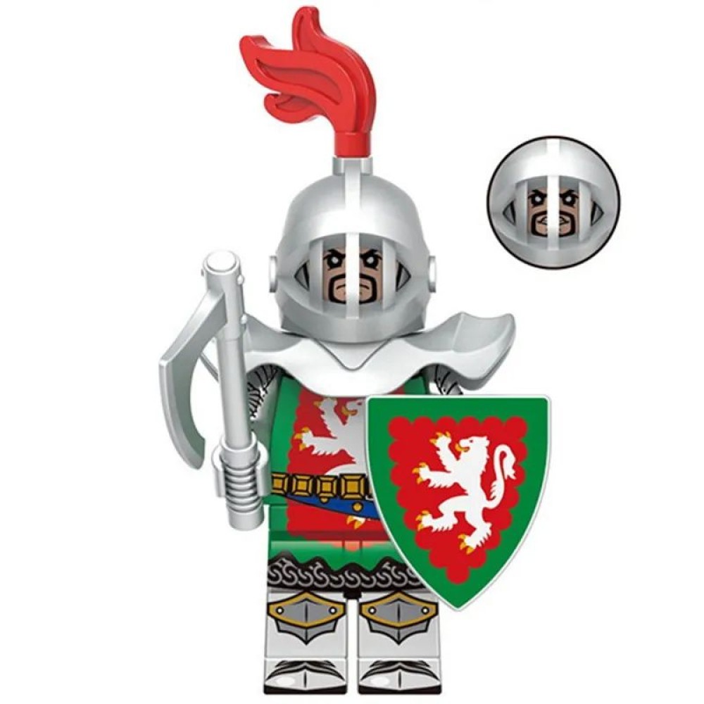 lego minifigure Castle Knights Minifigure knight Thomas Grey Minifigures building block bricks toys