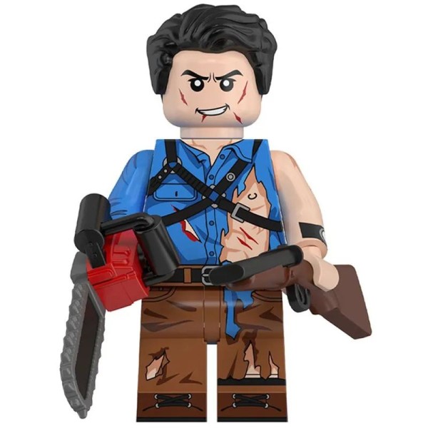 Minifigure of the character from the movie 'Evil Dead' Ash Williams Minifigure of the character from the movie 'Evil Dead' Ash Williams