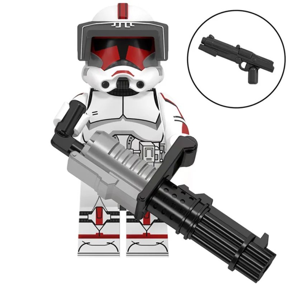 lego minifigure Star Wars Minifigure Heavy Trooper Star Wars building block bricks toys lego minifigure Star Wars Minifigure Heavy Trooper Star Wars building block bricks toys