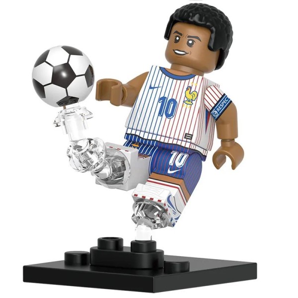 Soccer player Minifigure Kylian Mbappé France national team Soccer player Minifigure Kylian Mbappé France national team