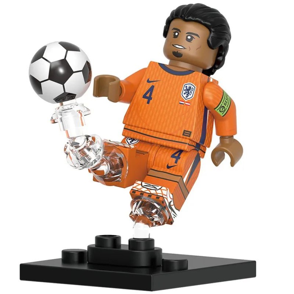 lego minifigure Soccer player Minifigure Virgil van Dijk Netherlands national team Minifigures building block bricks toys