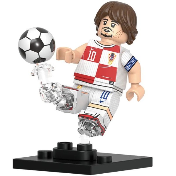 Soccer player Minifigure Luka Modric Croatia National Team Soccer player Minifigure Luka Modric Croatia National Team