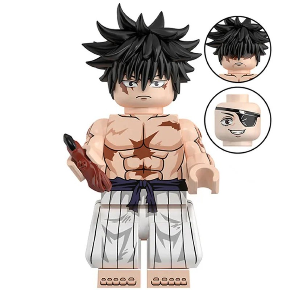 lego minifigure Anime Minifigure Jujutsu Kaisen: Megumi Fushiguro Anime Minifigure building block bricks toys lego minifigure Anime Minifigure Jujutsu Kaisen: Megumi Fushiguro Anime Minifigure building block bricks toys
