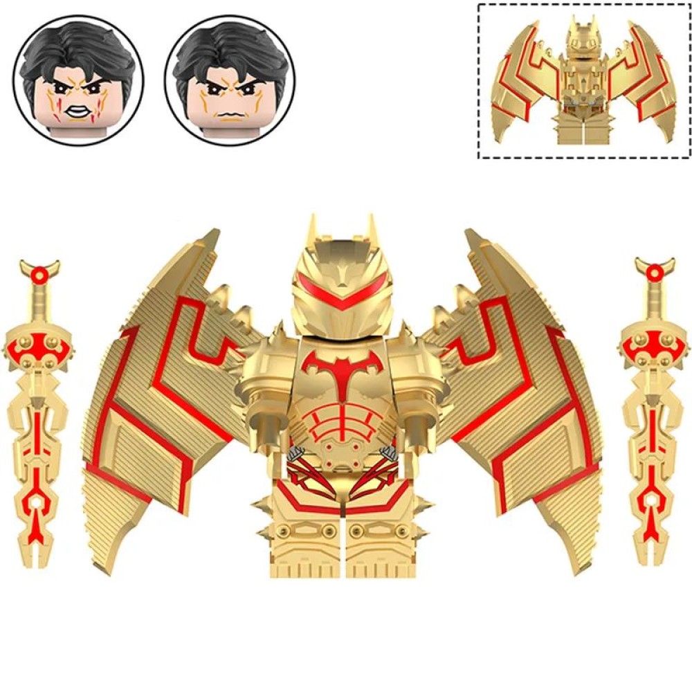 lego minifigure DC Minifigure Batman in Hellbat Suit Hellbat Batman Minifigures building block bricks toys