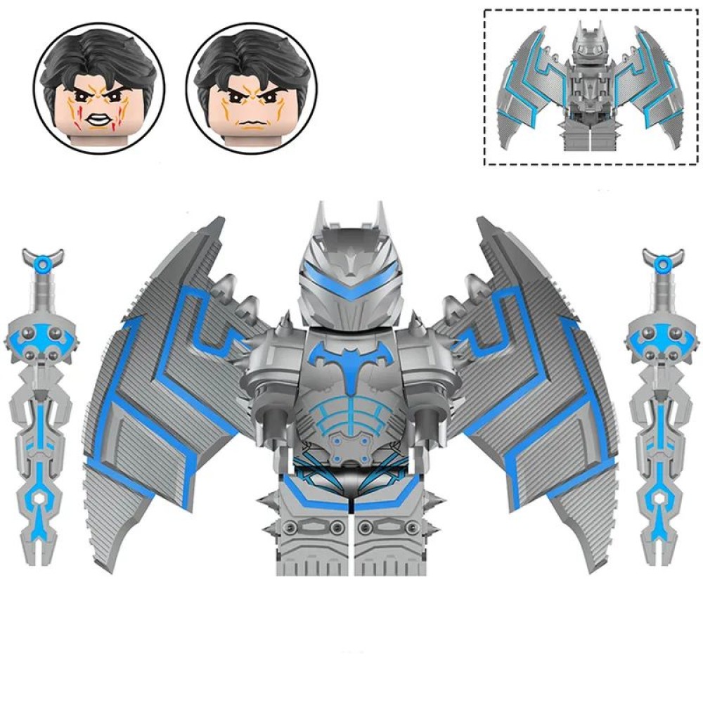 lego minifigure DC Minifigure Batman in Hellbat suit Hellbat Minifigures building block bricks toys lego minifigure DC Minifigure Batman in Hellbat suit Hellbat Minifigures building block bricks toys