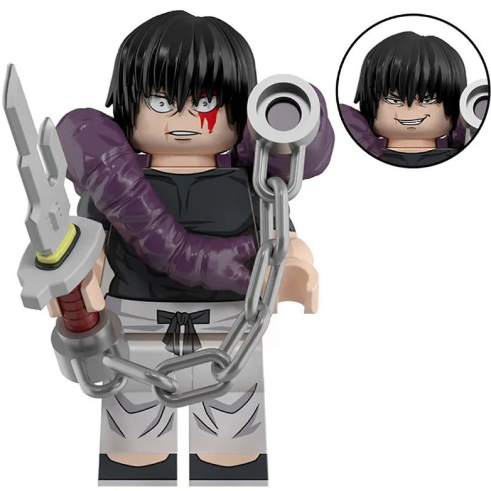 lego minifigure Anime Minifigure Magic Battle Fushiguro Toji Anime Minifigure building block bricks toys lego minifigure Anime Minifigure Magic Battle Fushiguro Toji Anime Minifigure building block bricks toys
