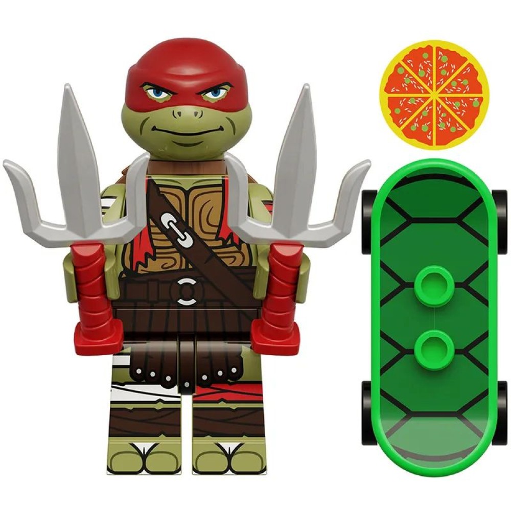 lego minifigure Ninja Turtles Minifigure Raphael Minifigures building block bricks toys