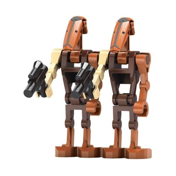 Star Wars Minifigure 2 battle droids Star Wars Minifigure 2 battle droids