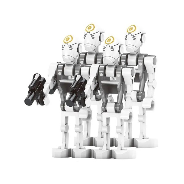 Star Wars Minifigure 4 Capital Stormtrooper Droids Star Wars Minifigure 4 Capital Stormtrooper Droids