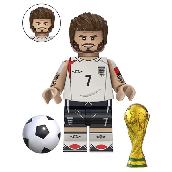 Soccer player Minifigure David Beckham England national team