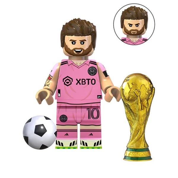 Soccer player Minifigure Lionel Messi 'Inter Miami' Soccer player Minifigure Lionel Messi 'Inter Miami'