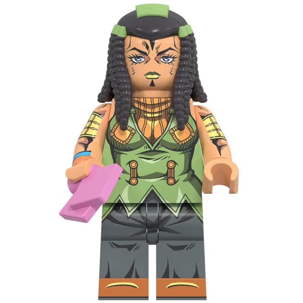 lego minifigure Anime Minifigure JoJos Bizarre Adventures Hermes Costello Anime Minifigure building block bricks toys lego minifigure Anime Minifigure JoJos Bizarre Adventures Hermes Costello Anime Minifigure building block bricks toys