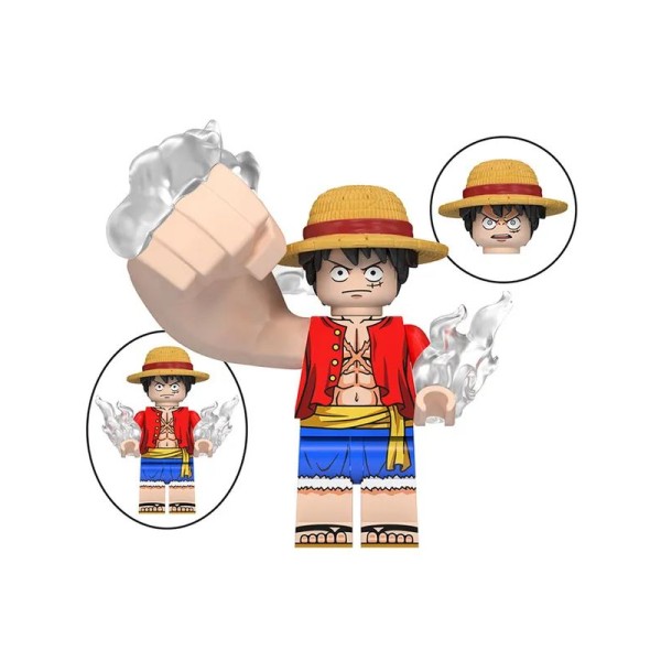 Anime Minifigure 'One Piece' Monkey D. Luffy Anime Minifigure 'One Piece' Monkey D. Luffy