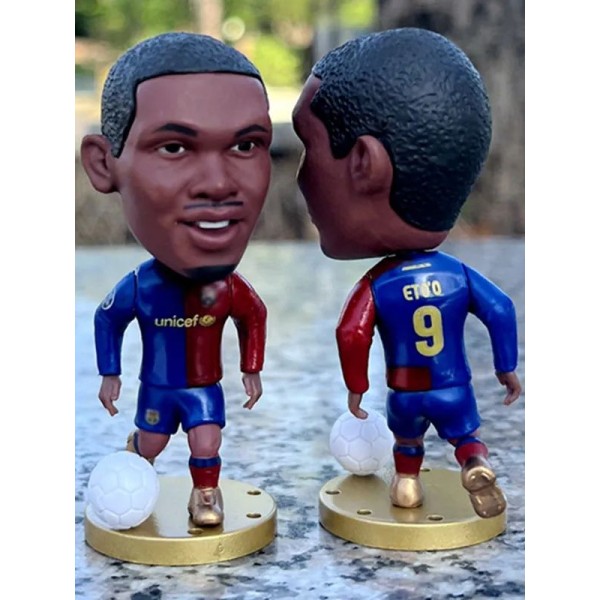 Soccerwe Minifigure of Footballer Samuel Eto'o (Barcelona)