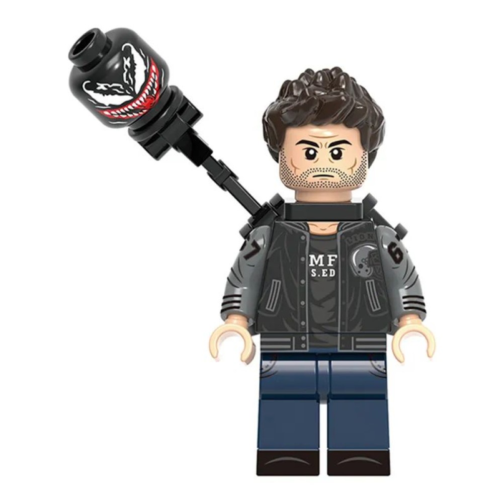 lego minifigure Marvel Minifigure Eddie Brock Marvel building block bricks toys lego minifigure Marvel Minifigure Eddie Brock Marvel building block bricks toys