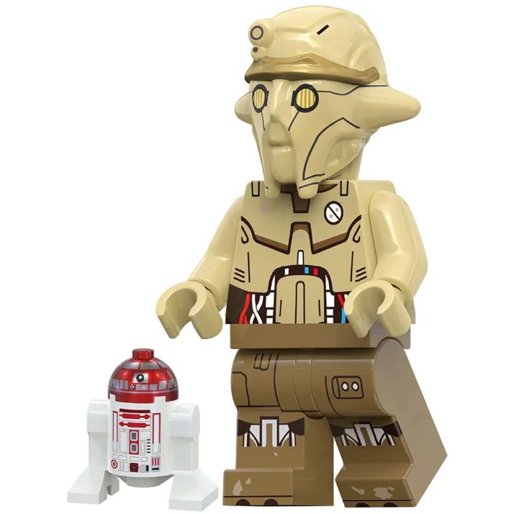 lego minifigure Star Wars Minifigure Professor Huyang Star Wars building block bricks toys lego minifigure Star Wars Minifigure Professor Huyang Star Wars building block bricks toys