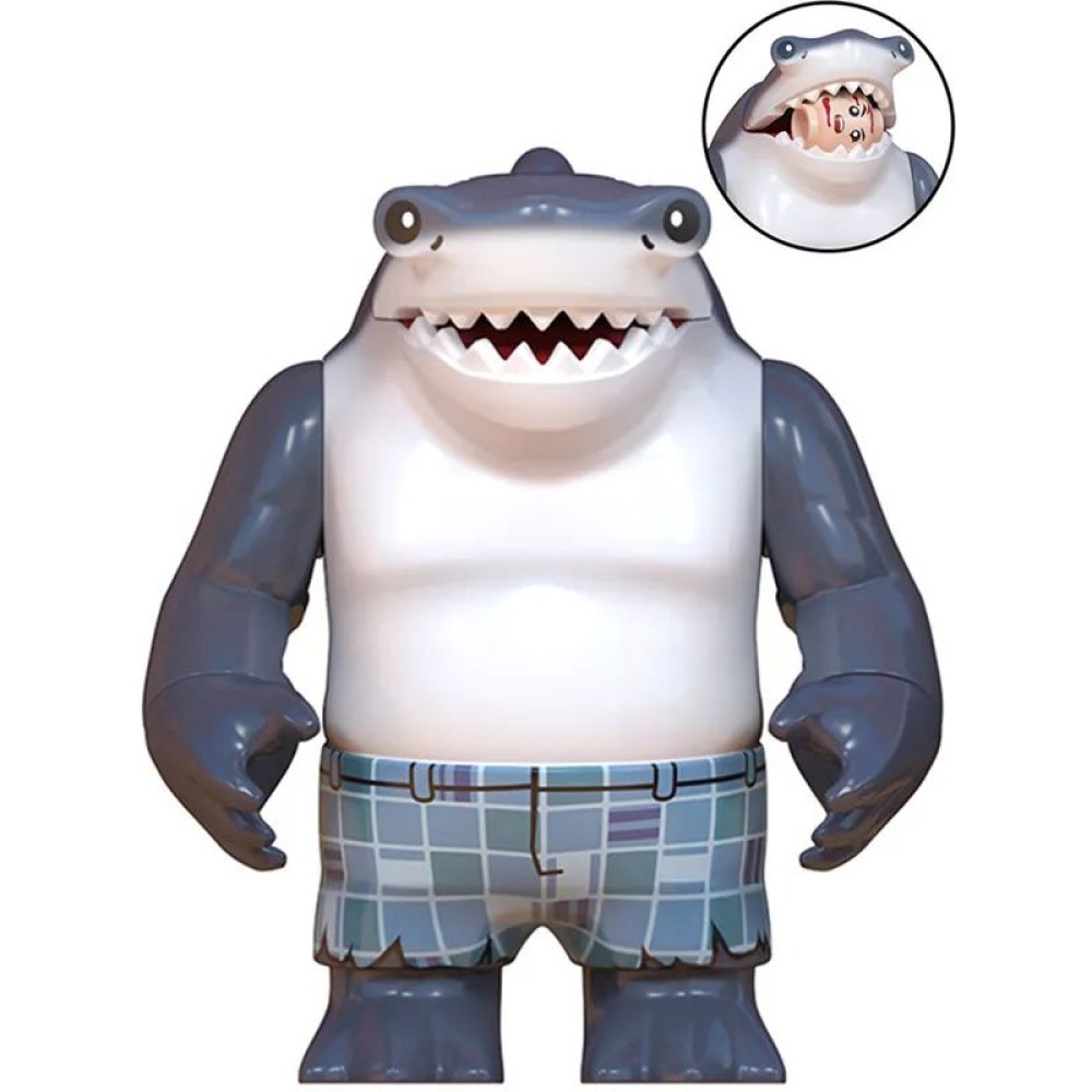 lego minifigure DC Minifigure King Shark Minifigures building block bricks toys
