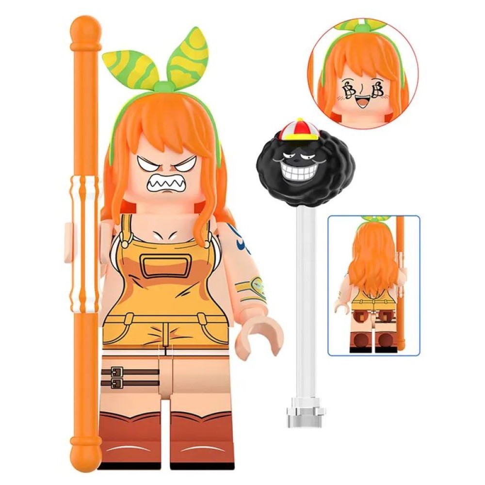 lego minifigure Anime Minifigure One Piece Nami Anime Minifigure building block bricks toys lego minifigure Anime Minifigure One Piece Nami Anime Minifigure building block bricks toys