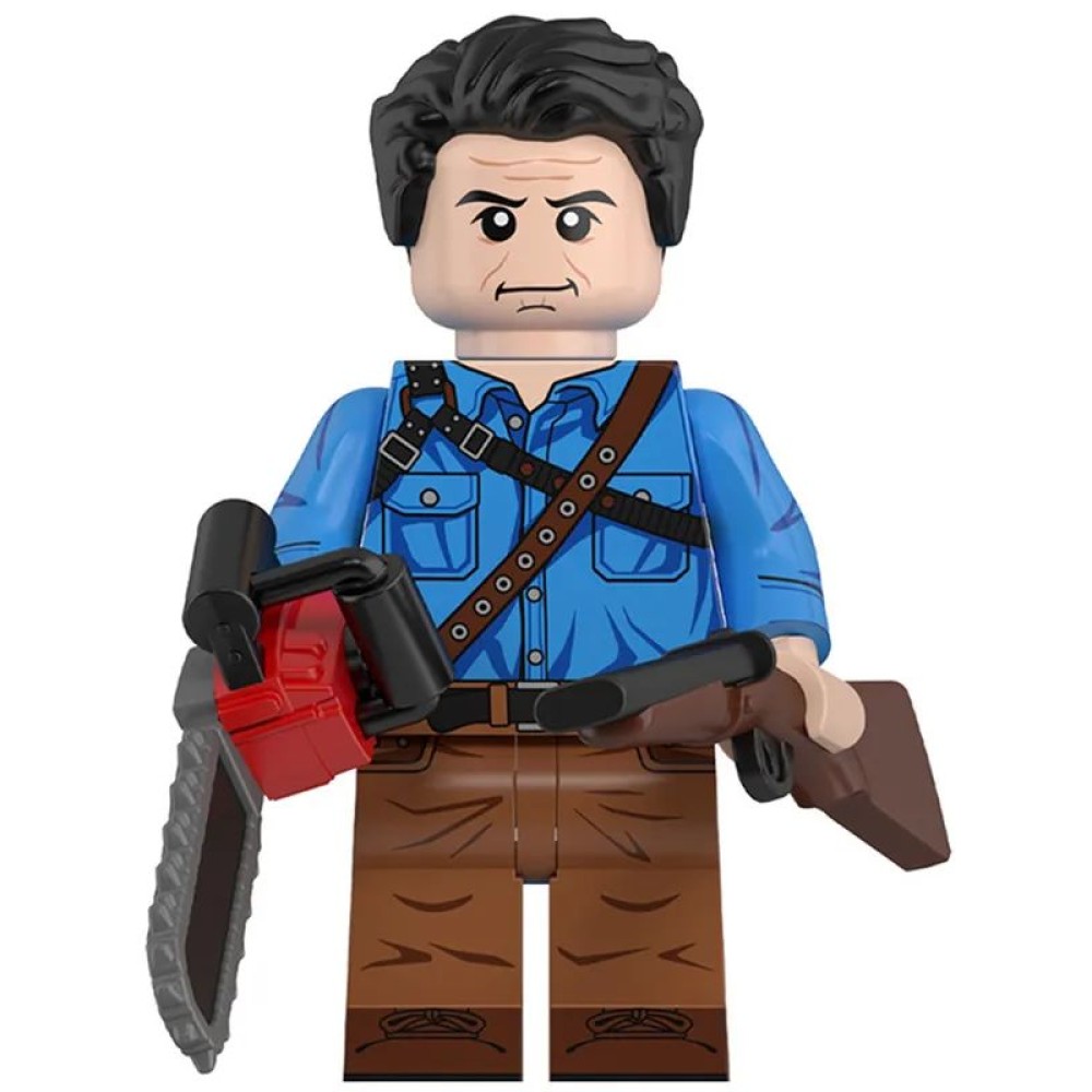 lego minifigure Evil Dead movie character Minifigure Ash Williams Minifigures building block bricks toys lego minifigure Evil Dead movie character Minifigure Ash Williams Minifigures building block bricks toys