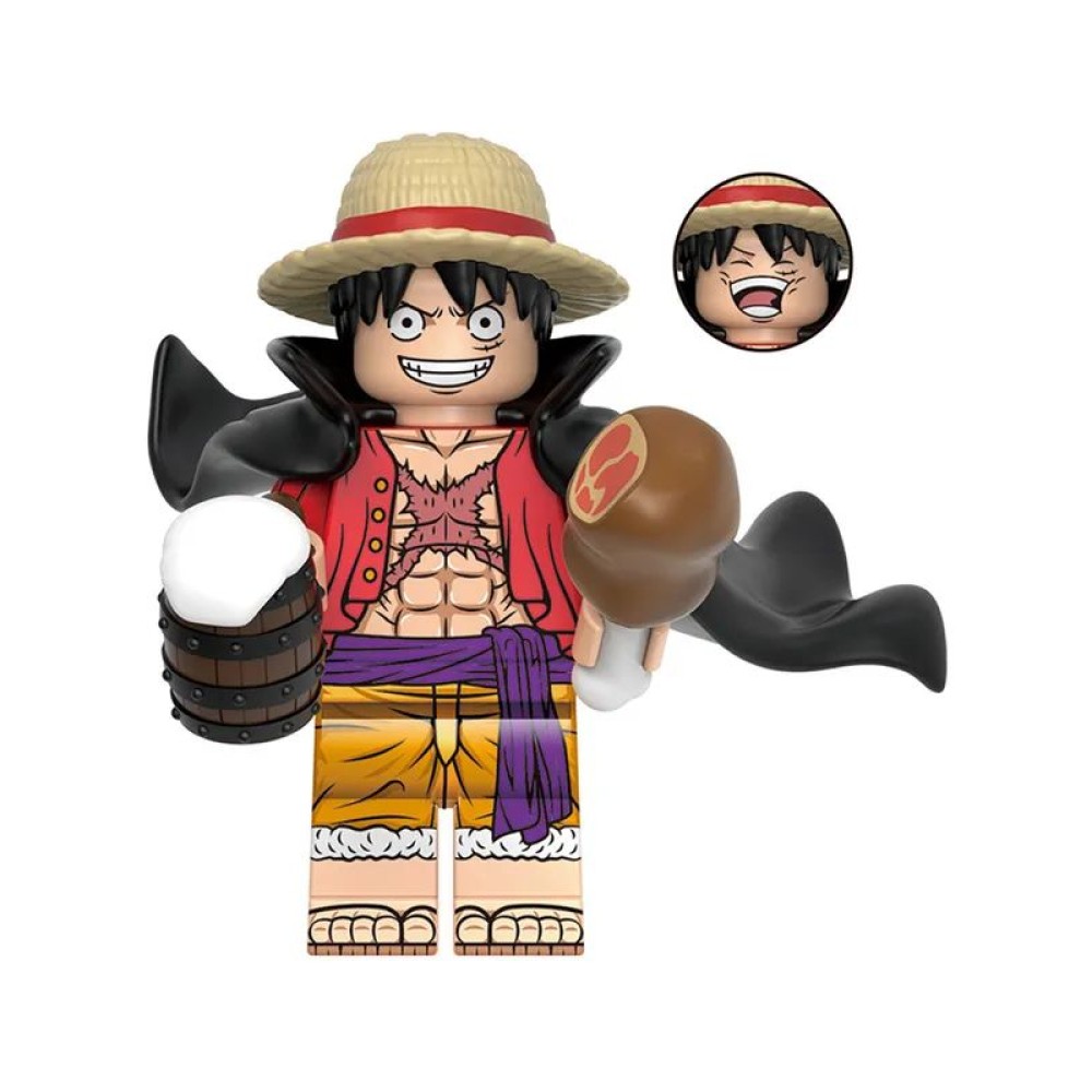 lego minifigure Anime Minifigure One Piece: Monkey D. Luffy Anime Minifigure building block bricks toys lego minifigure Anime Minifigure One Piece: Monkey D. Luffy Anime Minifigure building block bricks toys