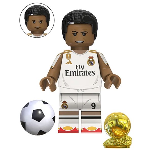 Soccer player Minifigure Kylian Mbappé Real Madrid Soccer player Minifigure Kylian Mbappé Real Madrid