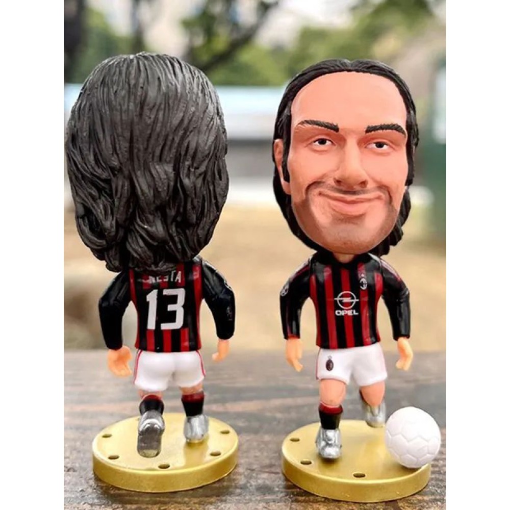 lego minifigure Soccerwe Minifigure of Football Player Alessandro Nesta (AC Milan) Minifigures building block bricks toys lego minifigure Soccerwe Minifigure of Football Player Alessandro Nesta (AC Milan) Minifigures building block bricks toys