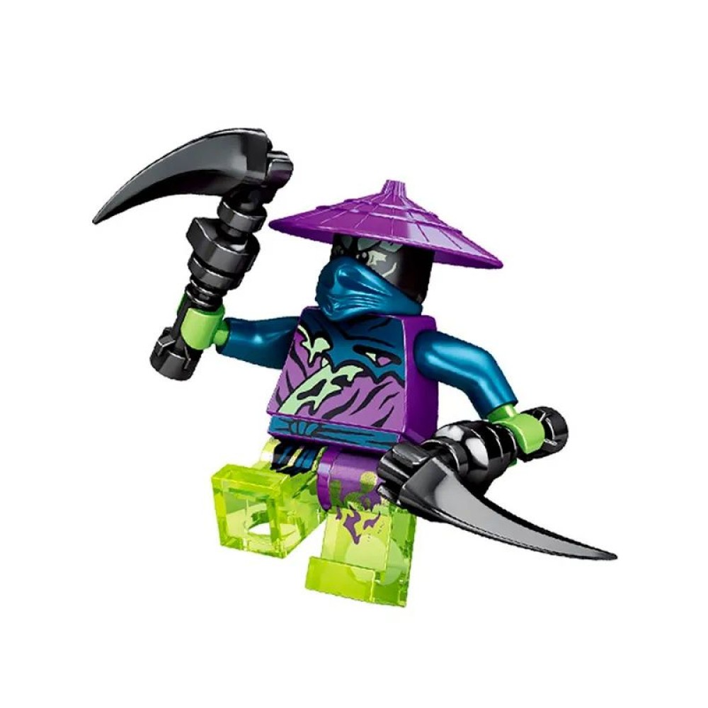 lego minifigure Ninjago Minifigure Ghost Assassin NINJAGO building block bricks toys lego minifigure Ninjago Minifigure Ghost Assassin NINJAGO building block bricks toys