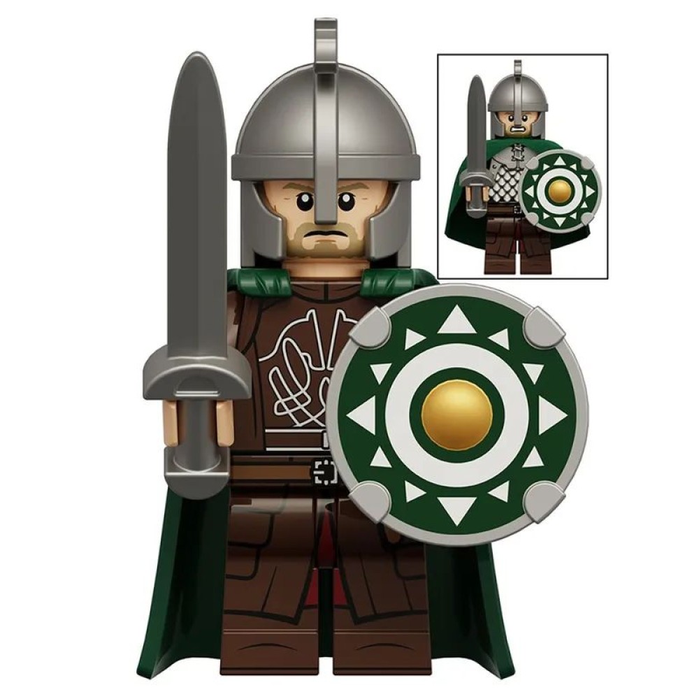 lego minifigure The Lord of the Rings: The Battle of Rohirrim Minifigure Rohan Warrior Minifigures building block bricks toys