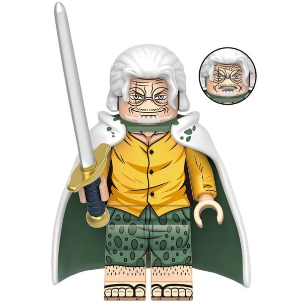 Anime Minifigure 'One Piece' Silvers Rayleigh Anime Minifigure 'One Piece' Silvers Rayleigh