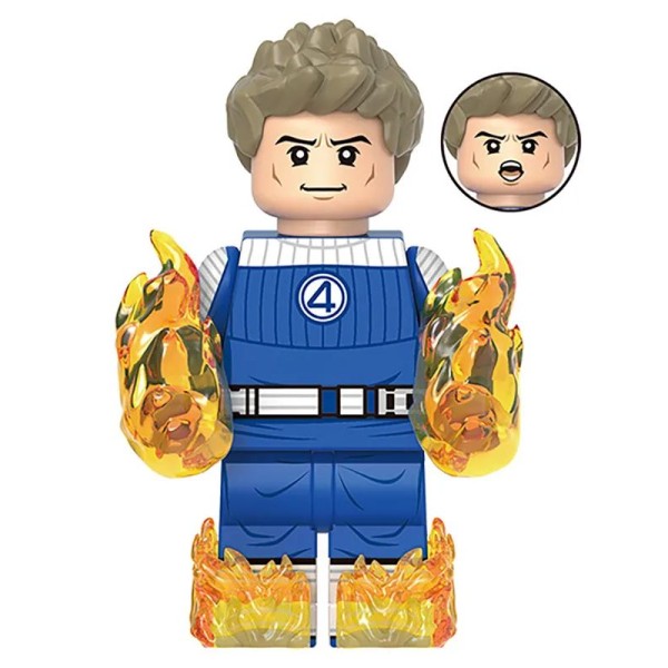 Marvel Minifigure Fantastic Four Human Torch