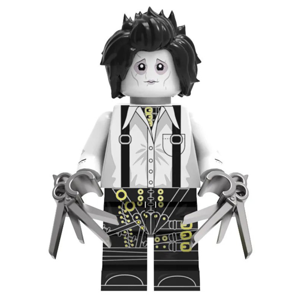lego minifigure Movie Character Minifigure Edward Scissorhands Minifigures building block bricks toys lego minifigure Movie Character Minifigure Edward Scissorhands Minifigures building block bricks toys