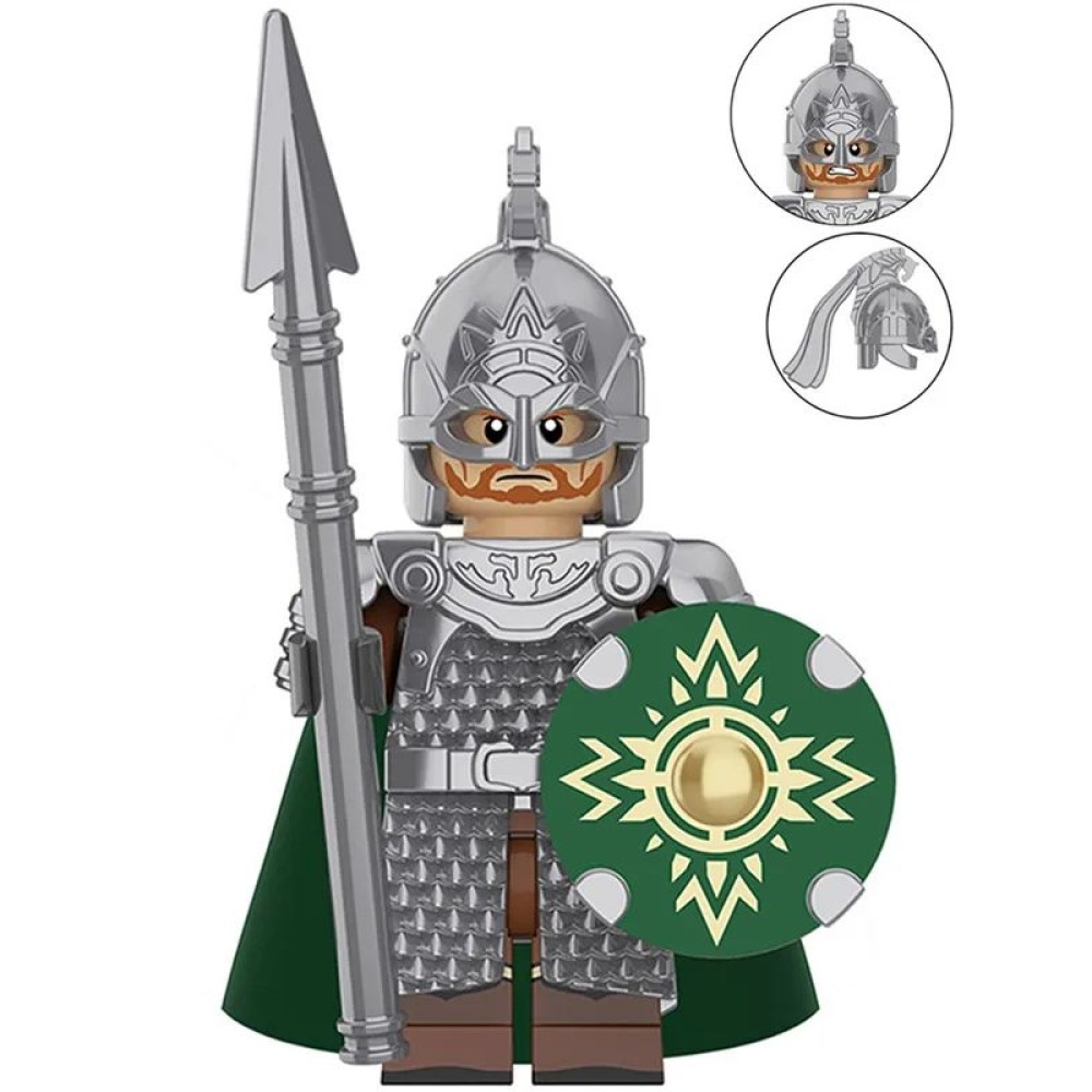 lego minifigure Lord of the Rings Minifigure Spearman of Rohan Minifigures building block bricks toys