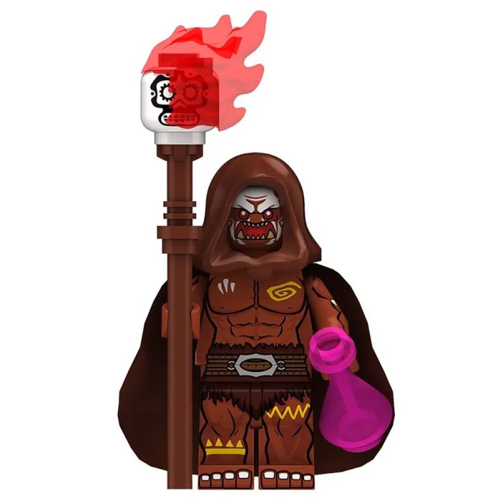 lego minifigure Warcraft 3 Minifigure Orc Shaman Movie Minifigure building block bricks toys lego minifigure Warcraft 3 Minifigure Orc Shaman Movie Minifigure building block bricks toys